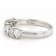 Moissanite Platineve Band Ring .98ctw DEW