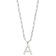 Rhodium Over Sterling Silver 3-5.5mm Freshwater Cultured Pearl LETTER A
18-inch Necklace