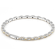 CZ Bangle In Platinum-Enhanced Sterling Silver And 18K Gold Over
Sterling Silver 2.52ctw