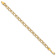 10k Yellow Gold 6mm Double Link Charm Bracelet
