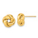 14k Yellow Gold Polished Love Knot Stud Earrings