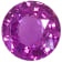 Purple Sapphire Unheated 7.5mm Round 2.06ct