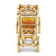 IMPERIAL Golden Carriage with Ring Pad Trinket Box