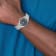 Charles Hubert Stainless Steel Black Dial Watch