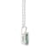 10x8mm Emerald Cut Labradorite With Diamond Accents Rhodium Over
Sterling Silver Pendant with Chain