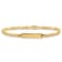 14k Yellow Gold Mariner Link ID Bracelet