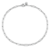 14K White Gold Polished Fancy Link Bracelet