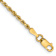 14k Yellow Gold 2mm Diamond-Cut Quadruple Rope Link Bracelet