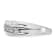 Rhodium Over 14K Gold Lab Grown Diamond SI1/SI2, G H I, Men's Band