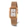 Ladies Charles Hubert Rose IP-plated Mesh Band White Dial Watch