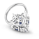 Rhodium Over Sterling Silver Marquise Tanzanite and White Zircon Ring 2.91ctw