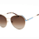 Kate Spade Octavia Gold Tone Blue Round Frames / Brown Gradient Lenses Sunglasses