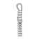 Rhodium Over 14k White Gold Diamond Latin Cross Pendant