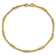 14K Yellow Gold Diamond-cut Beaded 7.5-inch Bracelet