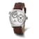 Charles Hubert Men's Stainless Steel Silver Dial Dual Time Watch