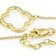 Clover Station Bracelet In 18K Gold Over Sterling Silver