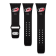 Gametime NHL Carolina Hurricanes Black Silicone Apple Watch Band
(38/40mm M/L). Watch not included.