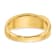 14K Yellow Gold Lab Grown Diamond Polished and Satin Men's Band