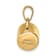 14k Yellow Gold 3D Enameled Coffee Cup Pendant