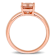 Morganite 14K Rose Gold Ring 1.55ctw