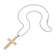 Invicta Men's Two-Tone Cross Pendant With Chain In Stainless Steel