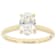 Lab-Grown Diamond Oval Solitaire Ring In 14K Gold 1.10ct