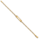 14k Yellow Gold Children's Figaro Link ID Bracelet
