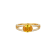 Yellow And White Cubic Zirconia 18K Gold Over Sterling Silver Ring 2.41ctw