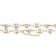 Freshwater Pearl And CZ Link Necklace In 14K Gold Over Sterling Silver