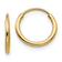 14K Yellow Gold Endless Hoop Earrings