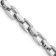 Rhodium Over 14k White Gold 4.5mm Hand-polished Fancy Link Bracelet