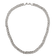 Sterling Silver 6.75mm Braided Fancy Necklace