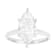 Lab-Grown Diamond Marquise Solitaire Ring In 14K White Gold 3.00ct