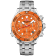 Seapro Men's Mondial Timer Orange Dial, Stainless Steel Watch