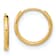 14K Yellow Gold Endless Hoop Earrings