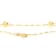 Petali Bead Station Necklace in 14K Yellow Gold