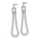 Rhodium Over 14K White Gold Lab Grown Diamond SI1/SI2, G H I, Post Loop
Dangle Earrings