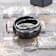 RAVEN Domed Black Tungsten Wedding Band 8mm