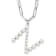Rhodium Over Sterling Silver 3-5.5mm Freshwater Cultured Pearl LETTER N
18-inch Necklace
