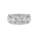 White Cubic Zirconia Platinum Over Sterling Silver Ring 7.95ctw
