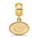 14K Yellow Gold Over Sterling Silver LogoArt University of Georgia Extra
Small Dangle Bead