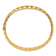 14K Yellow Gold Polished Braided Design Bangle