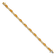 14k Two-tone Gold 7x5mm Oval Citrine Bracelet