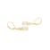 White Cubic Zirconia 18k Yellow Gold Over Sterling Silver April
Birthstone Earrings 6.30ctw