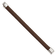 Braided Brown Leather and Stainless Steel Polished 8.5-inch Bracelet