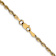 14k Yellow Gold 2.5mm Diamond-Cut Rope 20 Inch Chain