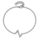Rhodium Over 14k White Gold Diamond Sideways Letter Z Bracelet