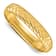 14K Yellow Gold Polished Braided Design Bangle