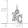 Rhodium Over Sterling Silver MLB Kansas City Royals LogoArt Pendant