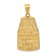 14k Yellow Gold Textured Southern Most Point USA KEY WEST Pendant